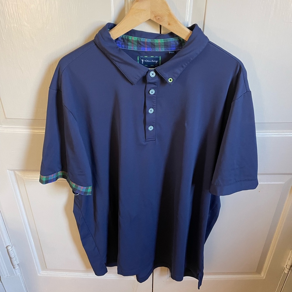 William Murray Golf Blue XXL polo shirt